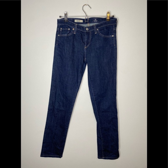 Adriano Goldschmied AG Stilt Cigarette Blue Jeans - Picture 2 of 8